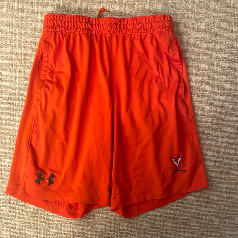 UVA logo under armour shorts